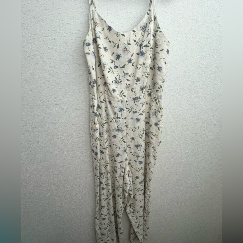 Old Navy floral jumpsuit